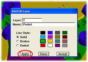 Enhanced Edit Layer dialog allows multiple Layers to be edited without closing and reopening the dialog.