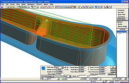 Enhanced SmartCAM Solid Pocketing process includes new capabilities and improves machining efficiency and cycle times