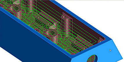 Each critical depth is independently cut by SmartCAM reducing machining time