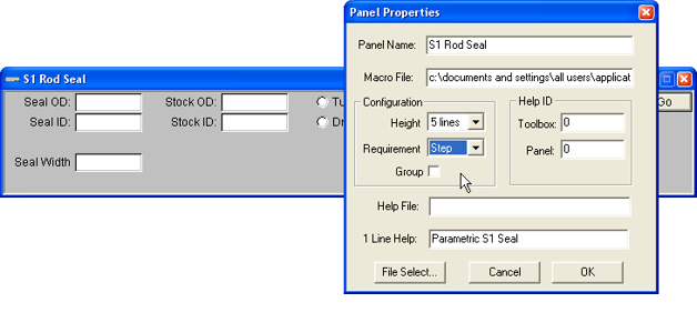 Visual Customization Toolkit Panel Requirement & Group Settings