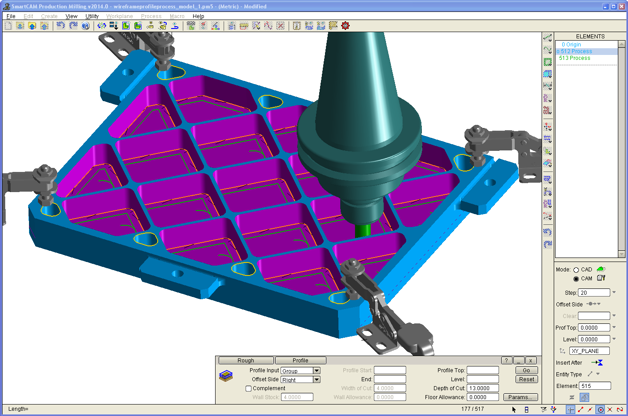 SmartCAM 2014 Released: Redesigned User Interface Highlighted. New Undo System, Milling, Verification Improvements