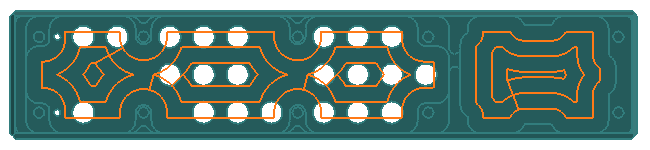 A Solid Model Part Offset Pocketing Process without any toolpath or connection Smoothing.