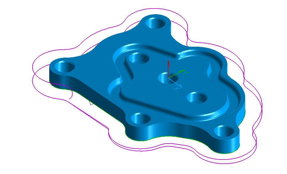 A new method in the wireframe profile process enables the generation of toolpath that continuously ramps in the depth axis.