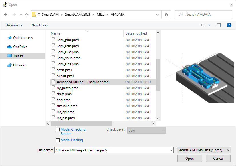 Standard Windows File Open