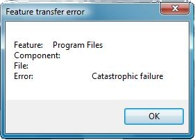 UAC Error